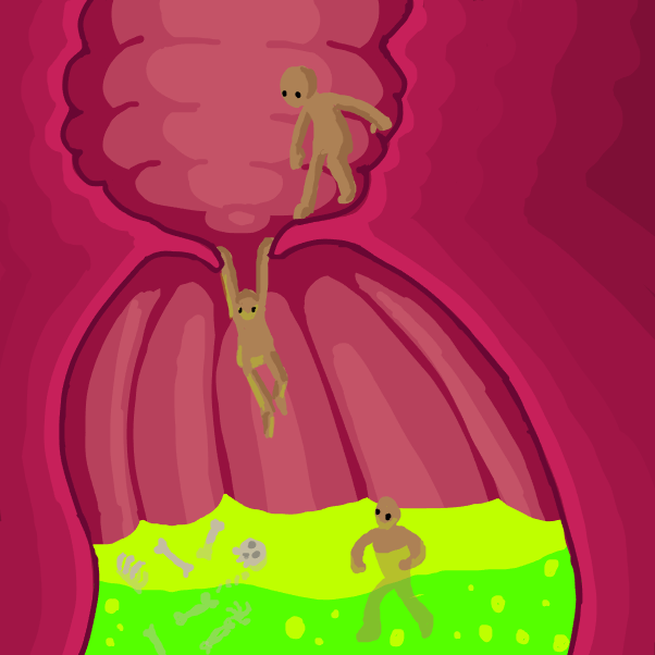 Drawing in Not Quite The Belly of the Beast by SeanTrunks