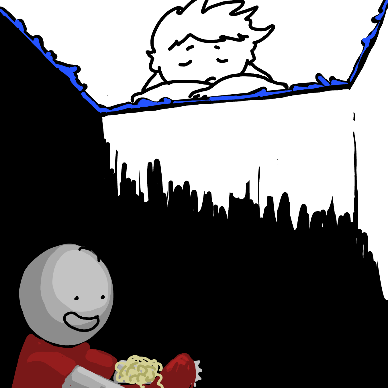 Drawing in the Laughing by Wizard Croissant