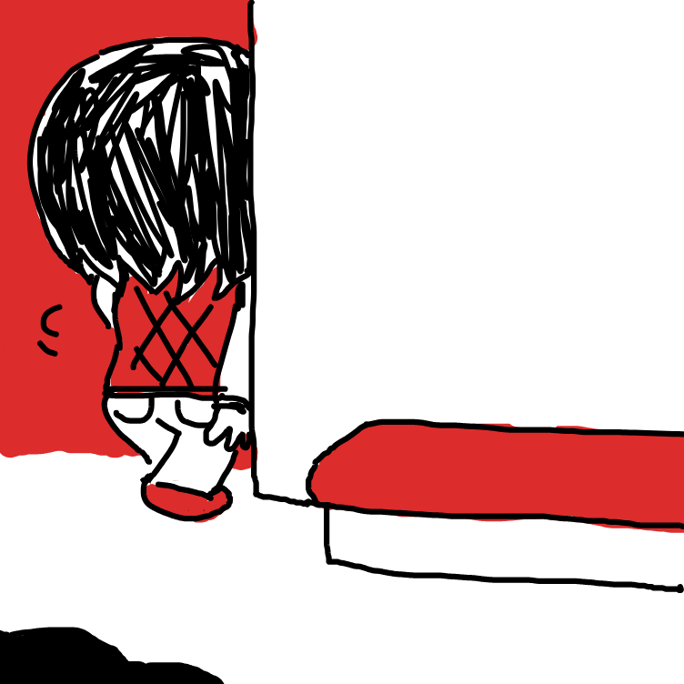 SHE IS WALKING BACKWARDS  - Online Drawing Game Comic Strip Panel by nooz