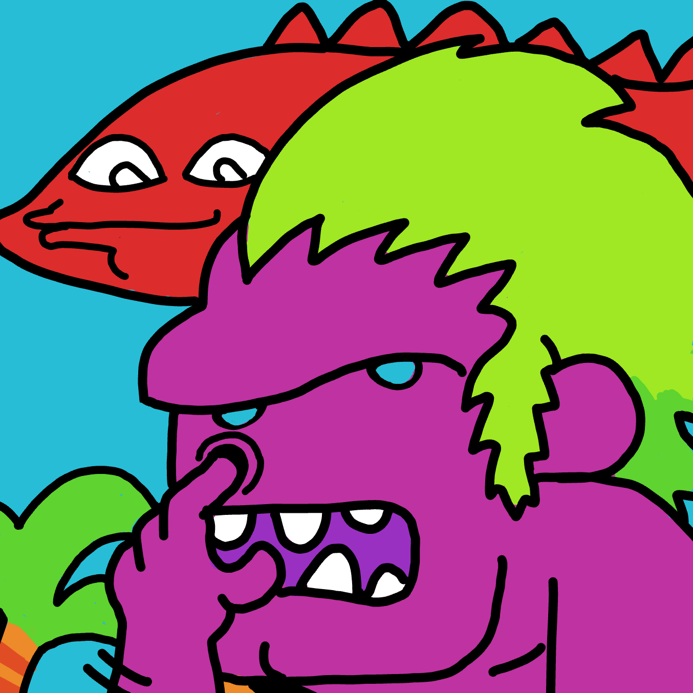  - Online Drawing Game Comic Strip Panel by Wizard Croissant