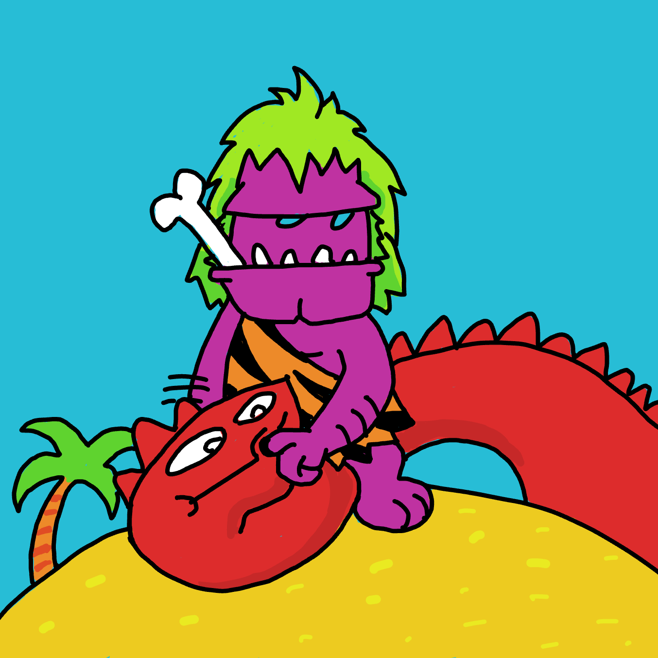  - Online Drawing Game Comic Strip Panel by Wizard Croissant