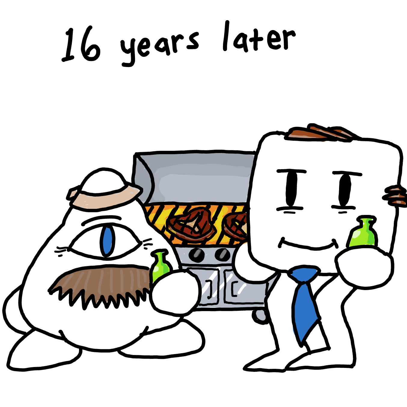 Drawing in Battle Aftermath by Wizard Croissant