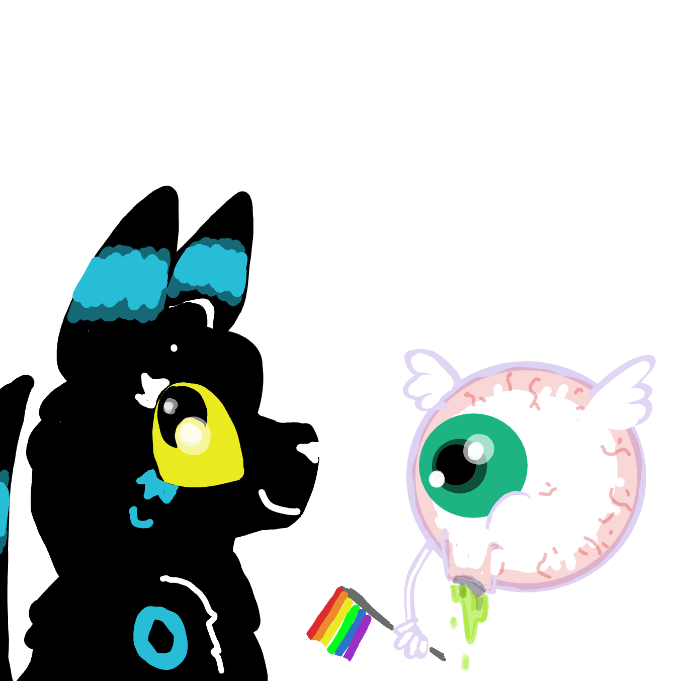 Drawing in JOJOJOJOJOJOJO by Wizard Croissant