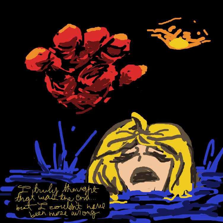 Drawing in Cliffhanger 3 by fmel