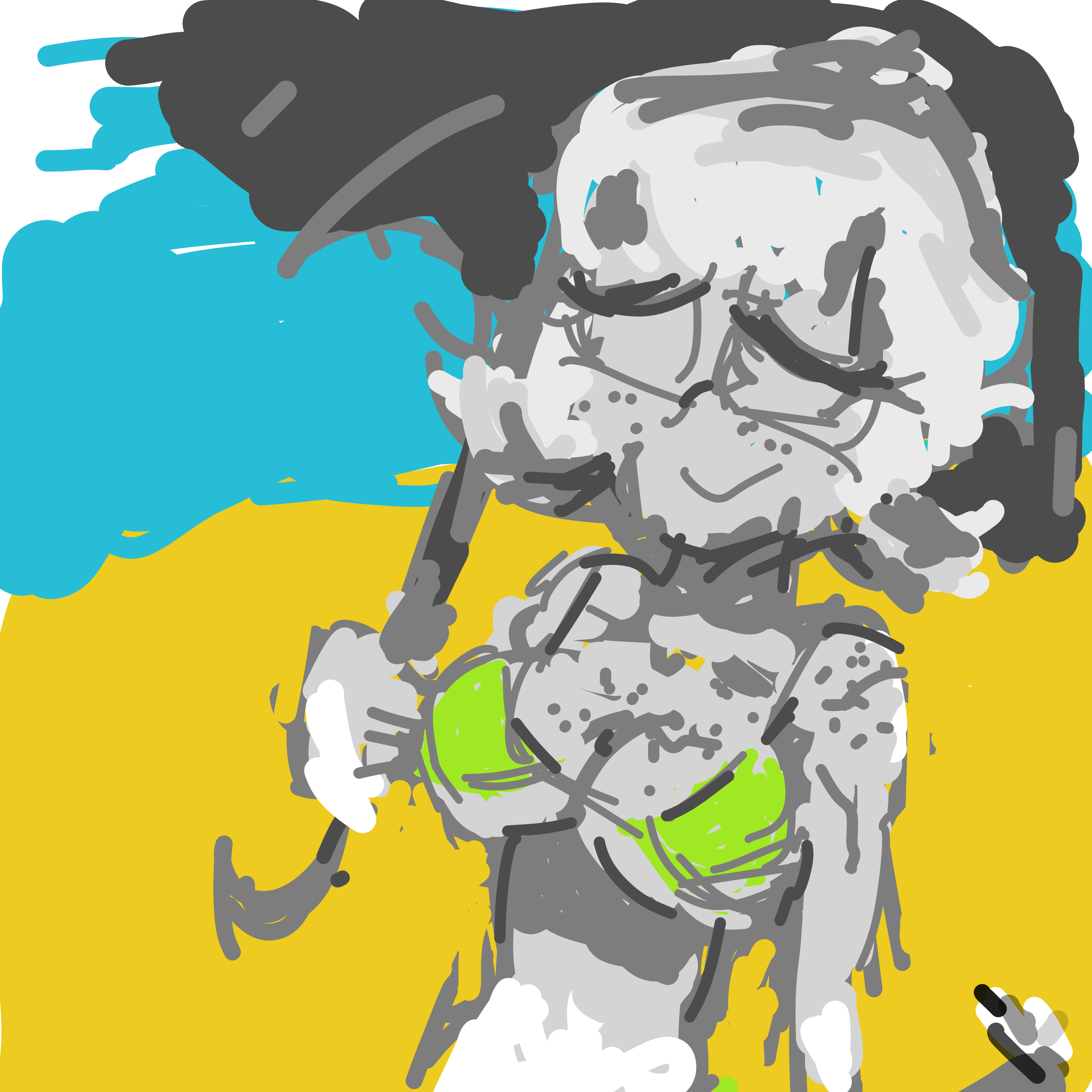 Drawing in Draw a busty woman in bikini by fmel