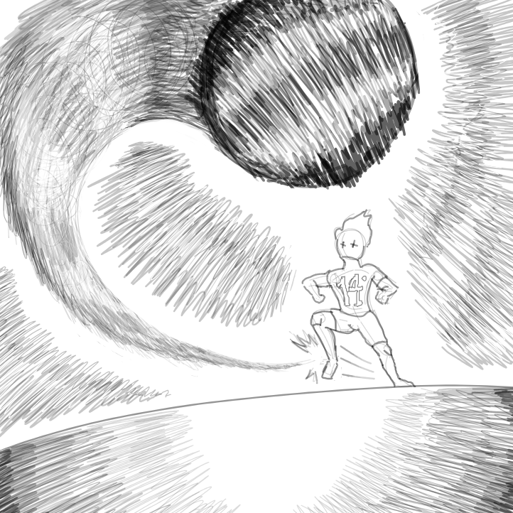 Drawing in blue lock inspo by 🔲