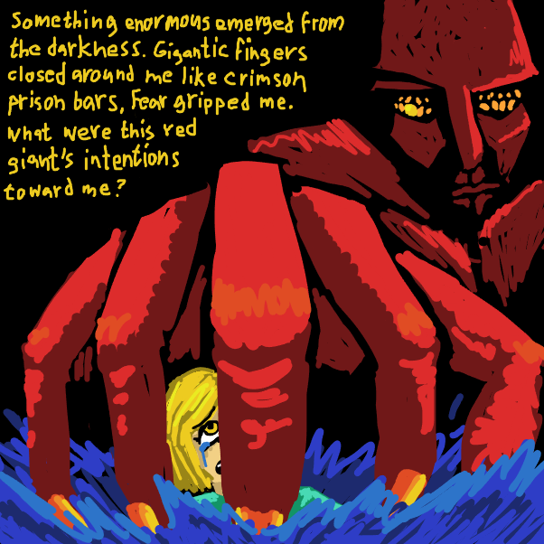 Drawing in Cliffhanger 3 by SeanTrunks