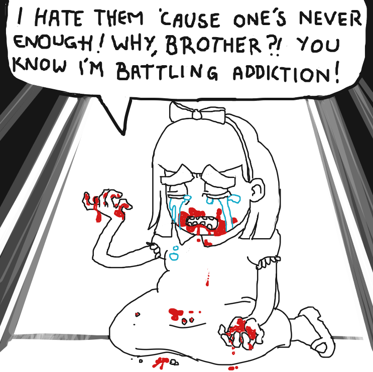 Drawing in Eat this sandwich by Delete