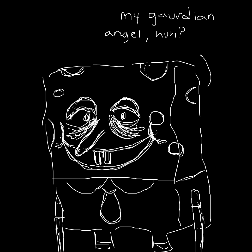 Drawing in Spongebob by Rednightlights