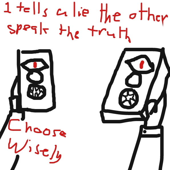 Drawing in The choice by JustSomeGuy