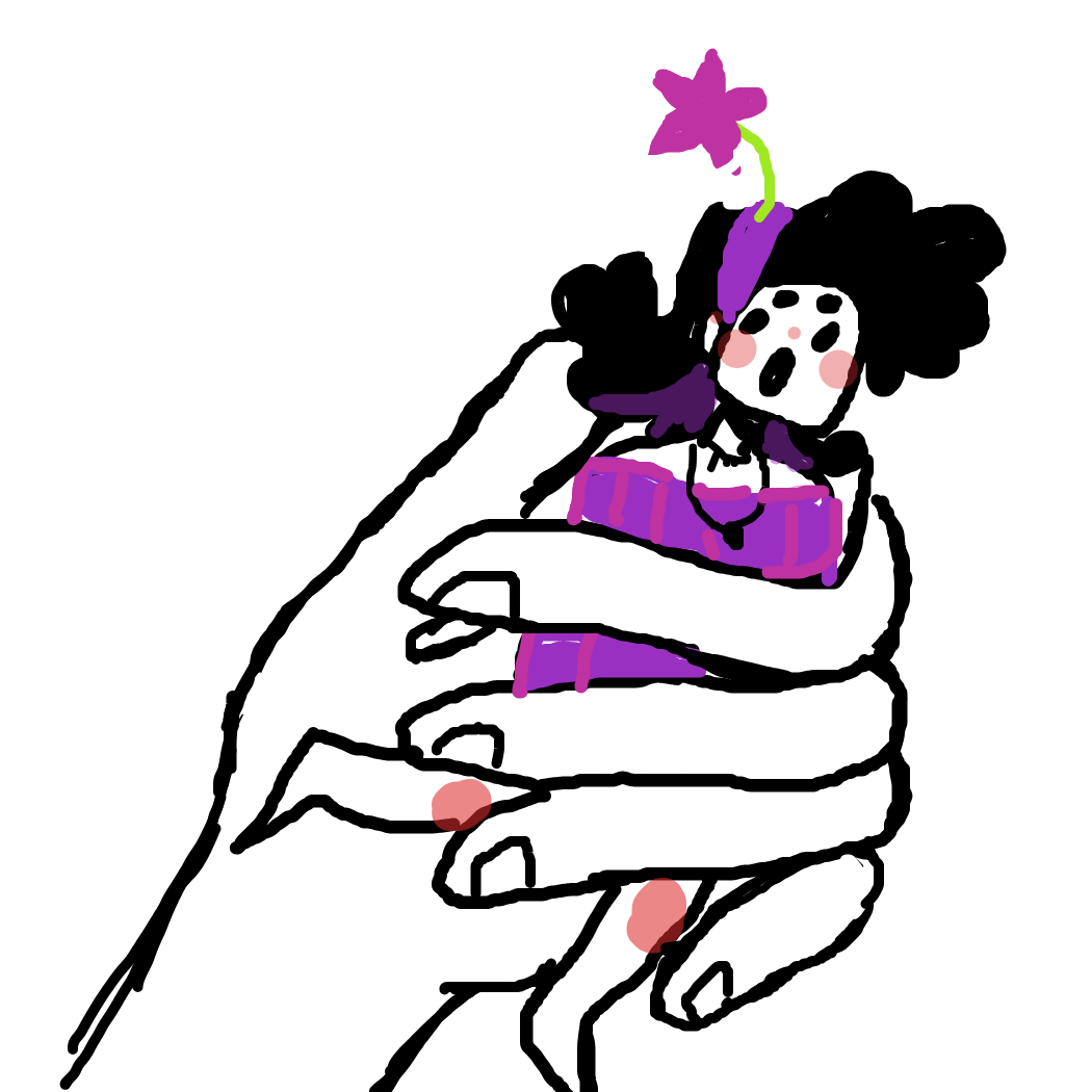 Drawing in Draw urself as a flower... Being given to someone! by Rednightlights