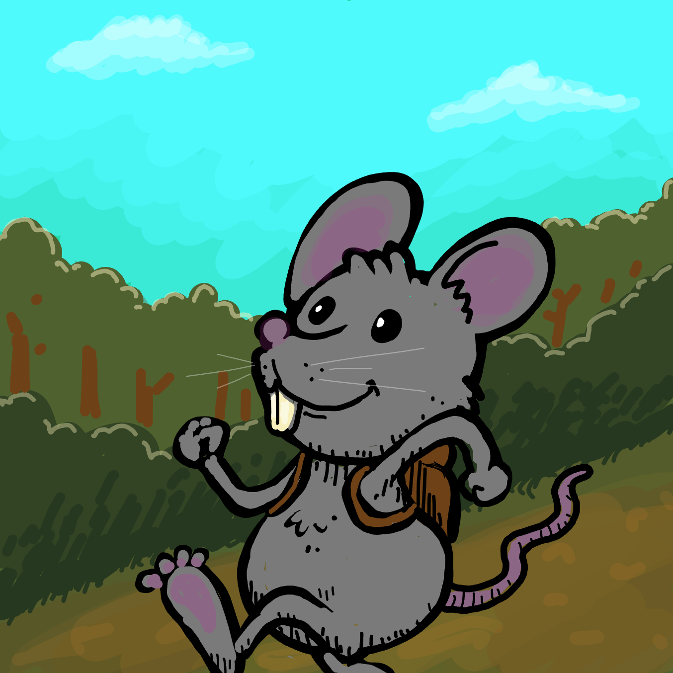 Drawing in The Journey Begins by Wizard Croissant