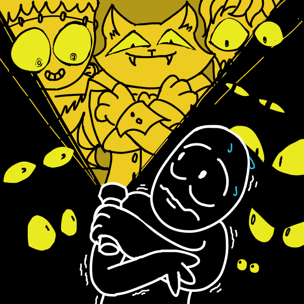 Drawing in Paul goes thru the dark by SeanTrunks