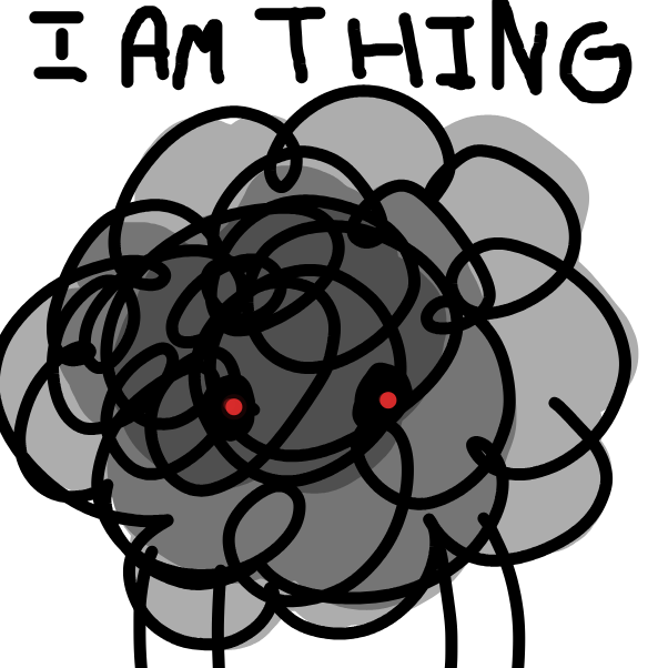 Drawing in THE THING Continued by pansreader