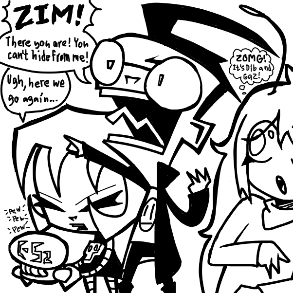  - Online Drawing Game Comic Strip Panel by SeanTrunks