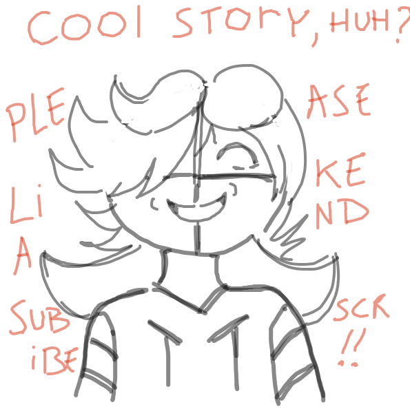 Drawing in Creepypasta by Villosite