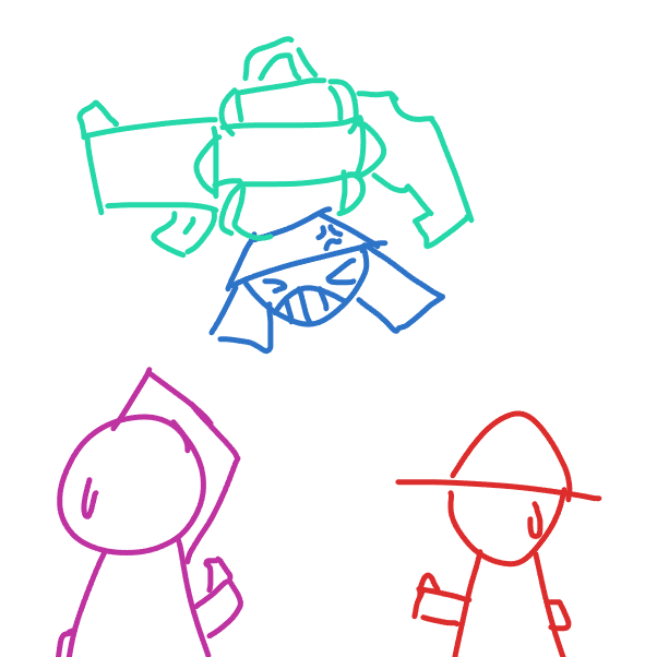  - Online Drawing Game Comic Strip Panel by SeanTrunks