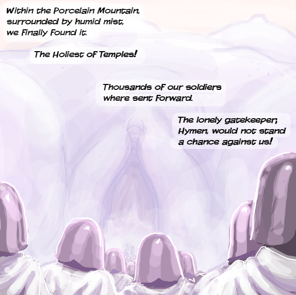 The Holy Temple has been found! - Online Drawing Game Comic Strip Panel by Ramora