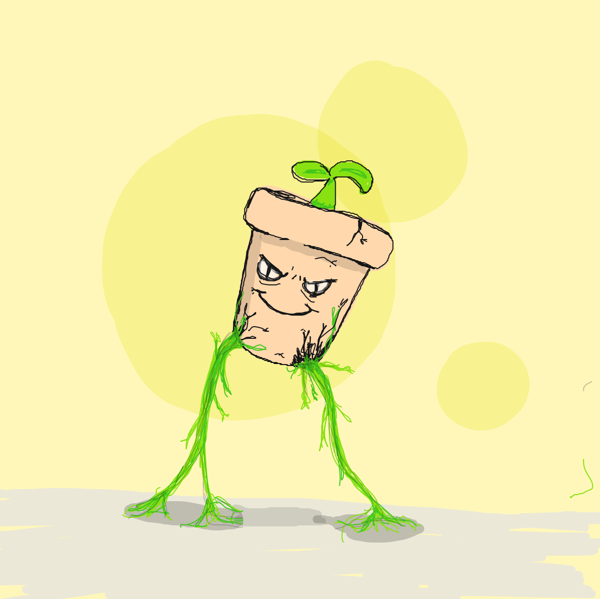 Drawing in GROWING PLANT by joshyouart