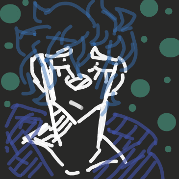 Drawing in Tired by Jøy