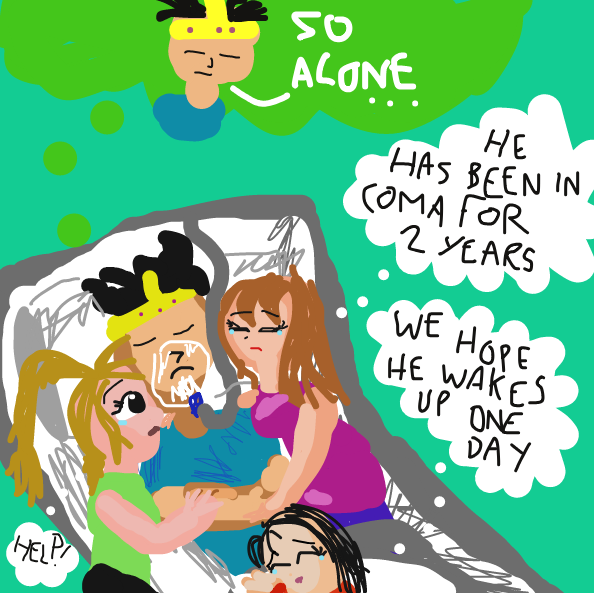 Drawing in The lonely prince by Vytron