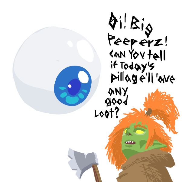 Drawing in The Eye by SeanTrunks