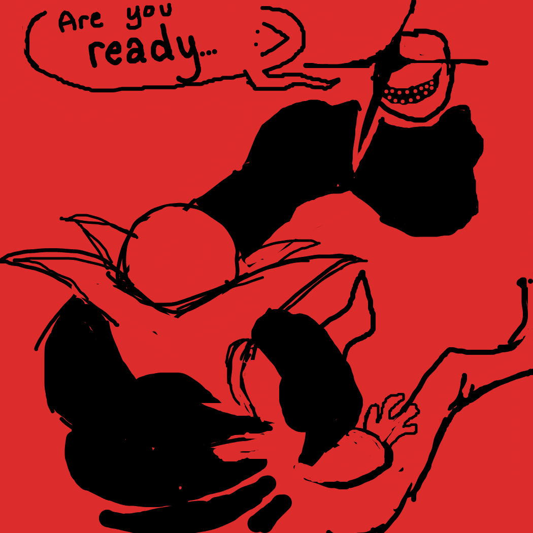 Drawing in omega eats  by Rednightlights