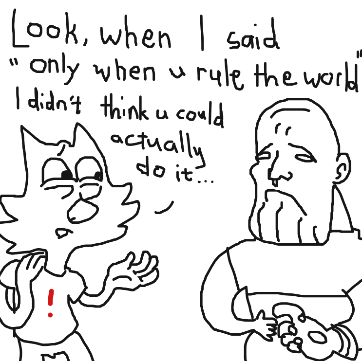 Bubzy made some false promises, and fucked us all over, huh? - Online Drawing Game Comic Strip Panel by Delete