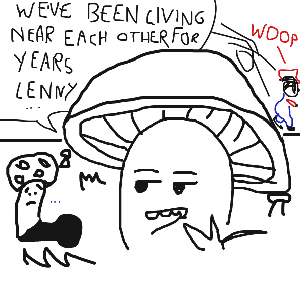 Drawing in Mushroom by Vytron