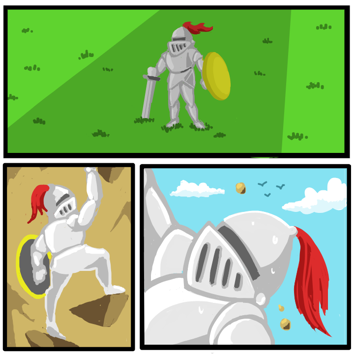 Drawing in Brave Knight by 🔲