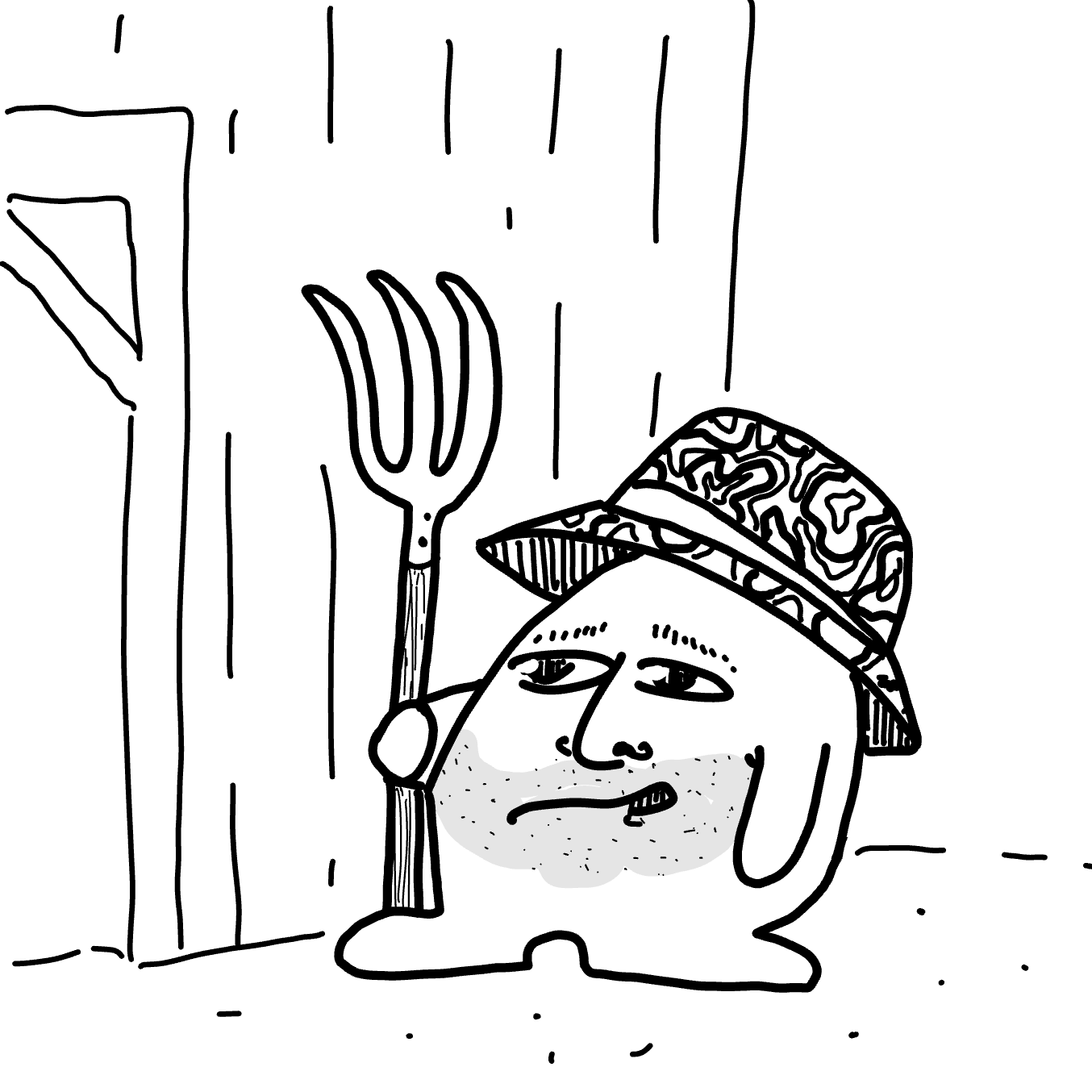 First panel in Gunga Galunga drawn in our free online drawing game
