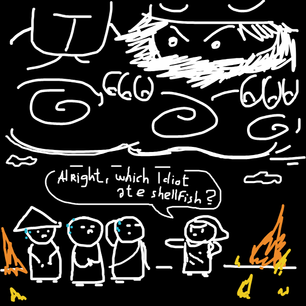 Drawing in Thunder God Shenanigans  by The Real Peyocay