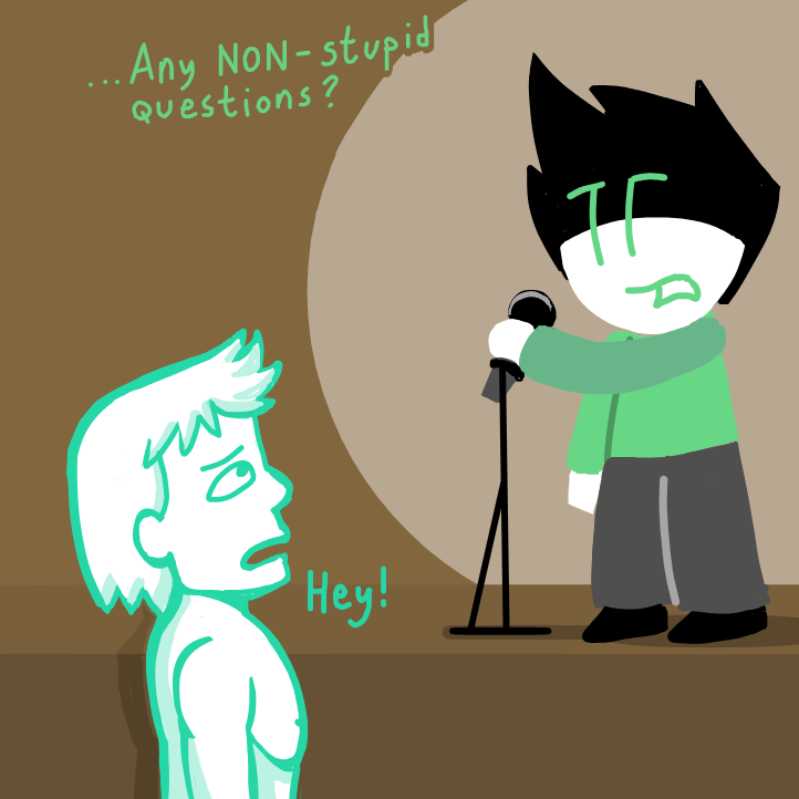 Drawing in Ask Z! (But he doesn't look like ----) by 🔲