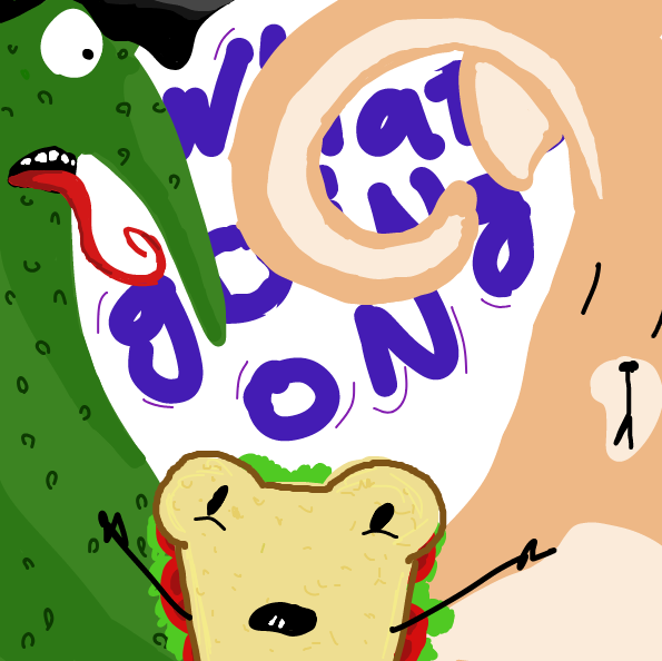 Reality broke - Online Drawing Game Comic Strip Panel by Robro