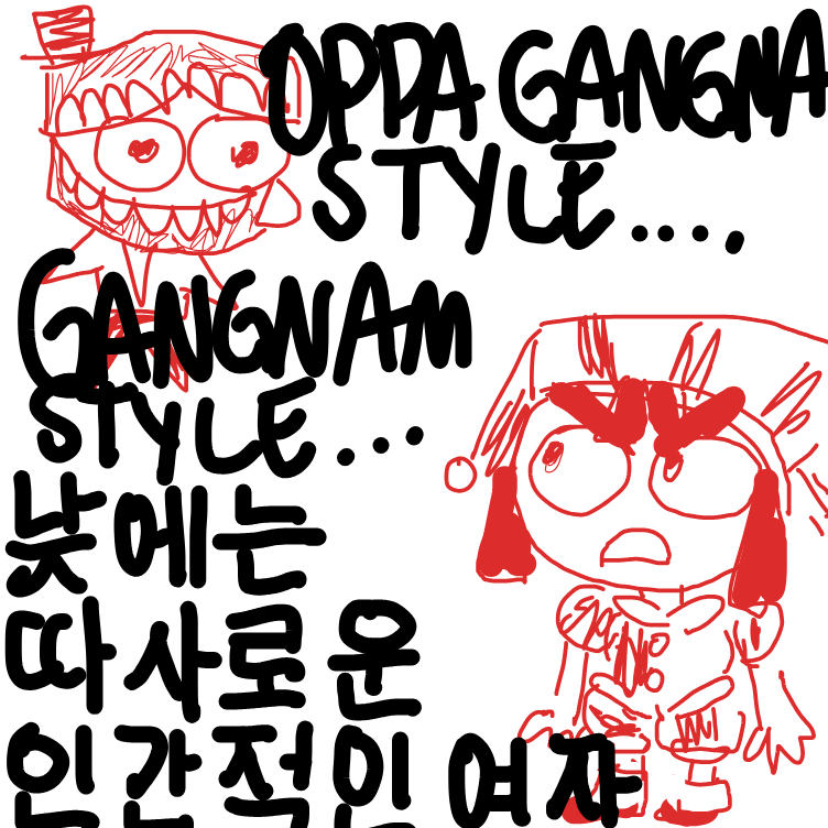 First panel in coward the couragely dog drawn in our free online drawing game