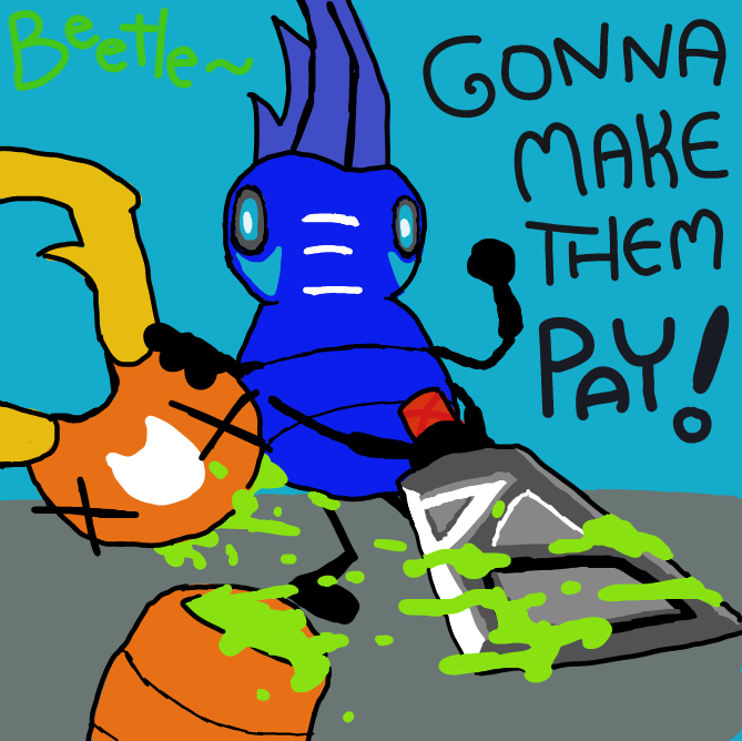 He Gonna Slay, He making them Pay~ - Online Drawing Game Comic Strip Panel by Jyke The Person