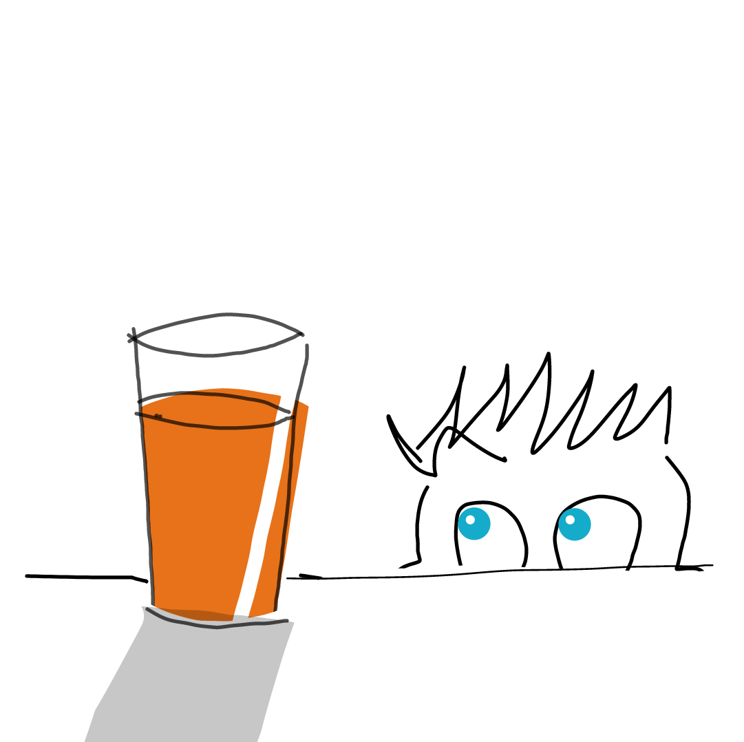 Drawing in Orange Juice by homersimpson89