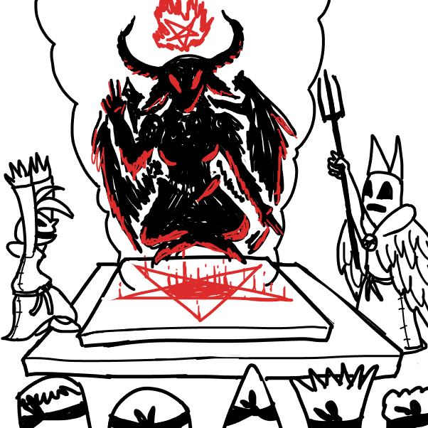 Drawing in black out by SeanTrunks