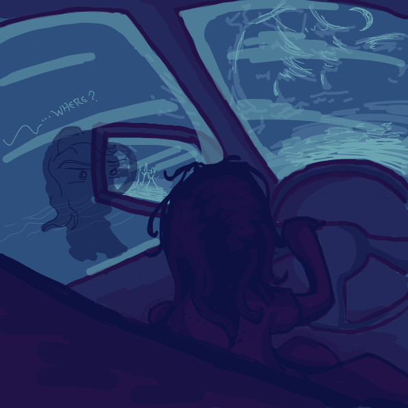 Drawing in Cannot dream of her by mrumer