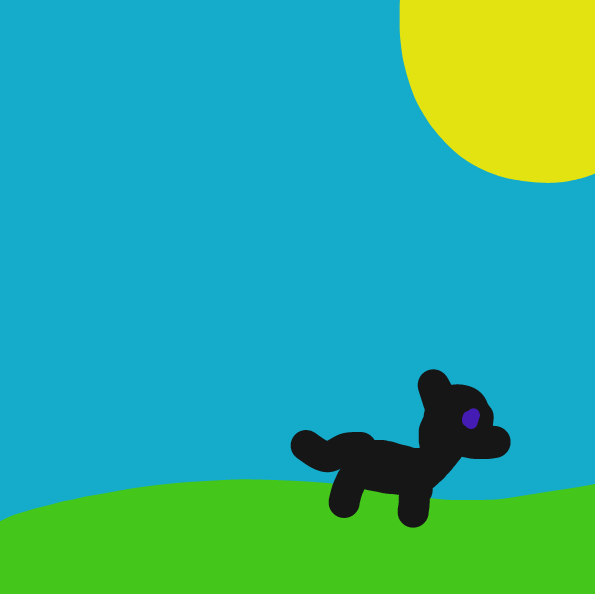 Drawing in pup by Scararb