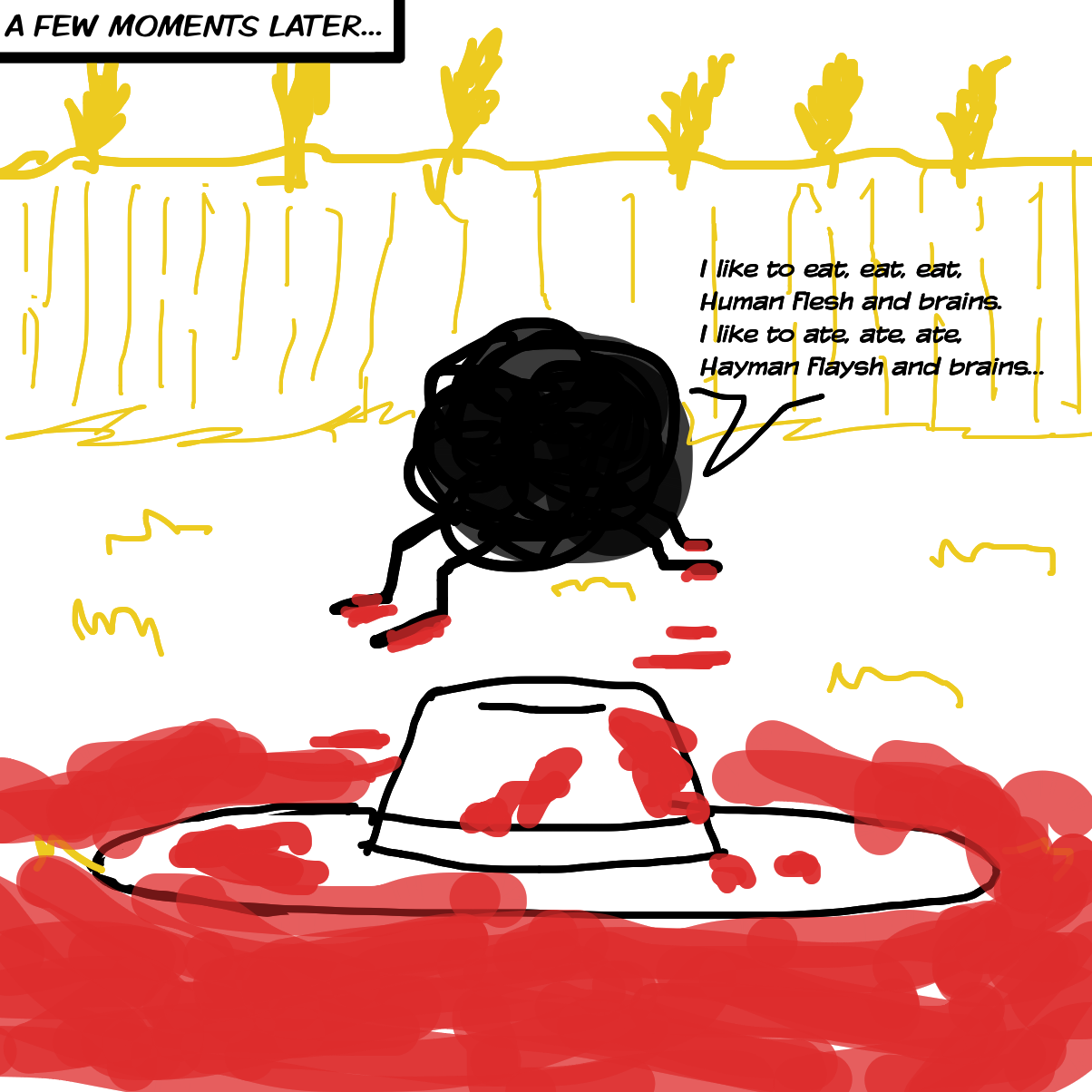 Drawing in THE THING Continued by montesquieu