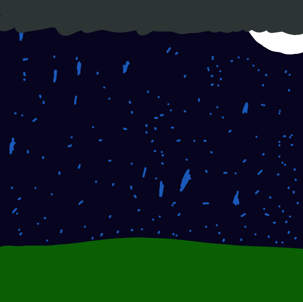 Drawing in rain by Scararb