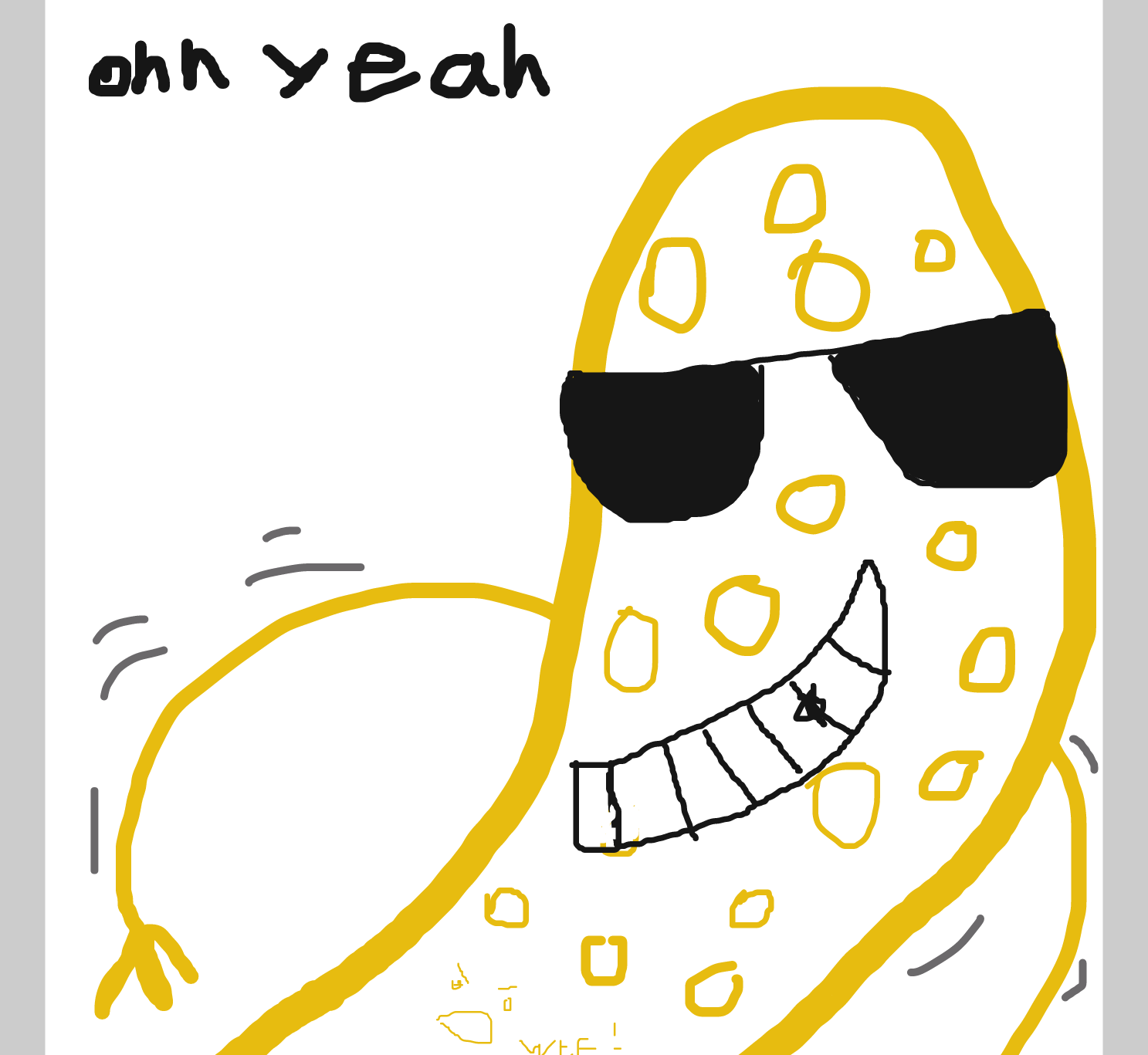 peanut doing stuff - Online Drawing Game Comic Strip Panel by Typical_Hetero_Human