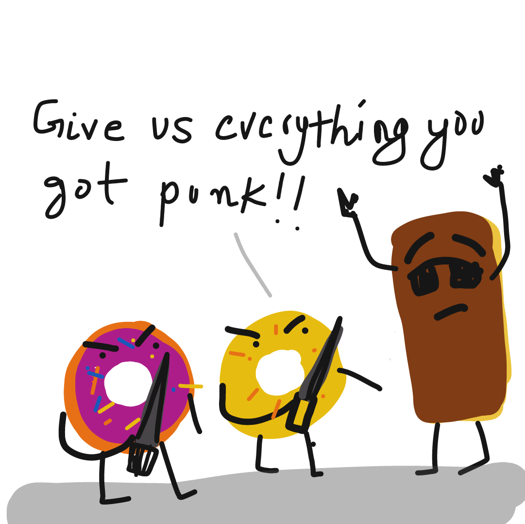 Drawing in Cool donut by homersimpson89