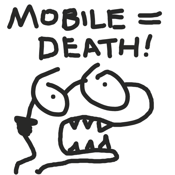 Drawing in Mobile Trash by tritbaumber