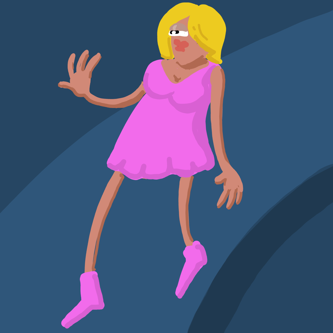 First panel in Fashun  Show drawn in our free online drawing game