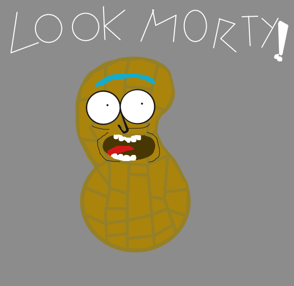 Drawing in Peanut Rick by Freezershadow51