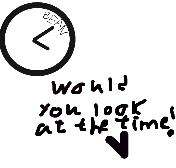 Bean o clock - Online Drawing Game Comic Strip Panel by Vsauce