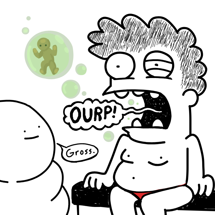 Drawing in Not Quite The Belly of the Beast by 🔲