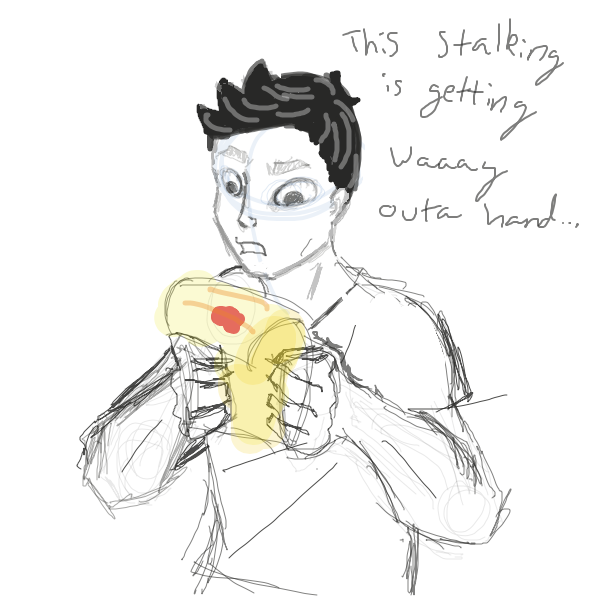 Drawing in The letter by @valecocoj